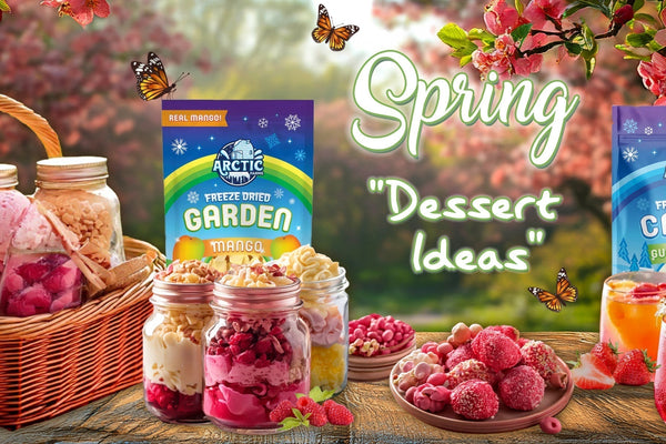 Festive Spring Recipes with Freeze-Dried Candy & Ice Cream