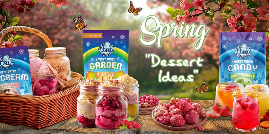 Festive Spring Recipes with Freeze-Dried Candy & Ice Cream