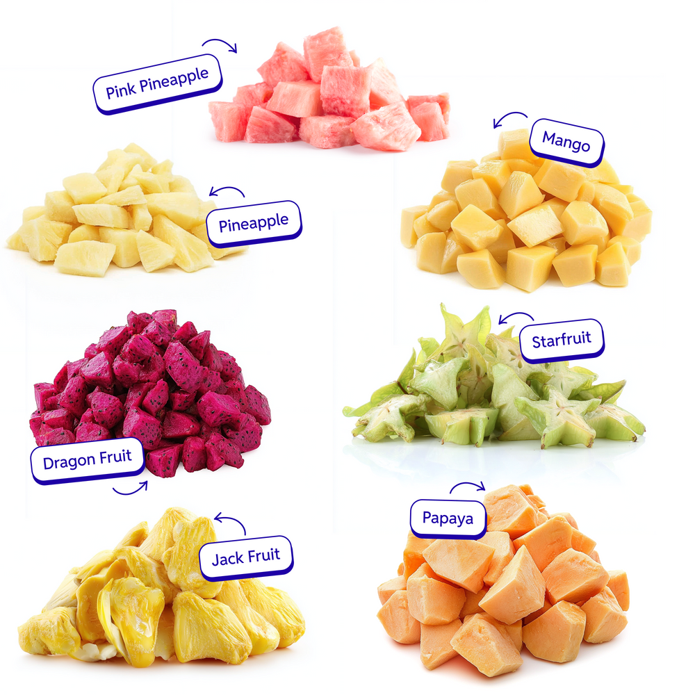 Freeze Dried Garden Tropical Collection Bundle (7 Large Bags)