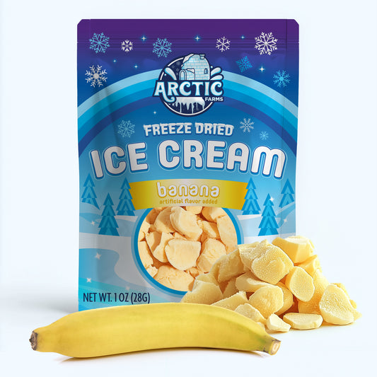 Freeze Dried Banana Ice Cream