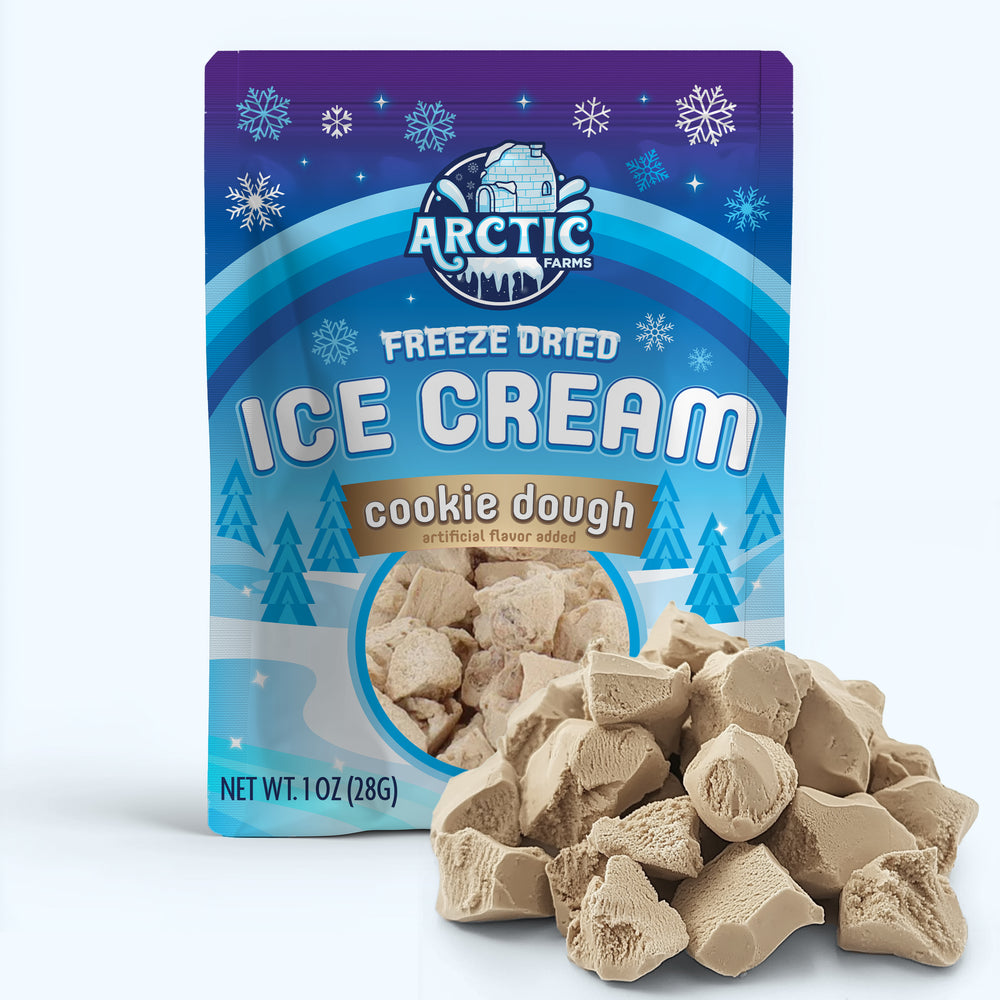 Freeze Dried Cookie Dough Ice Cream