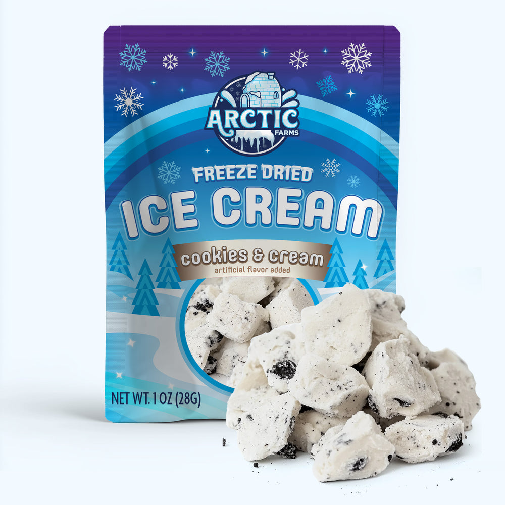 Freeze Dried Cookies & Cream Ice Cream
