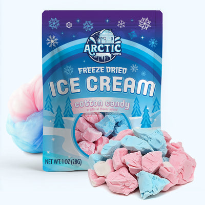 Freeze Dried Cotton Candy Mix Ice Cream