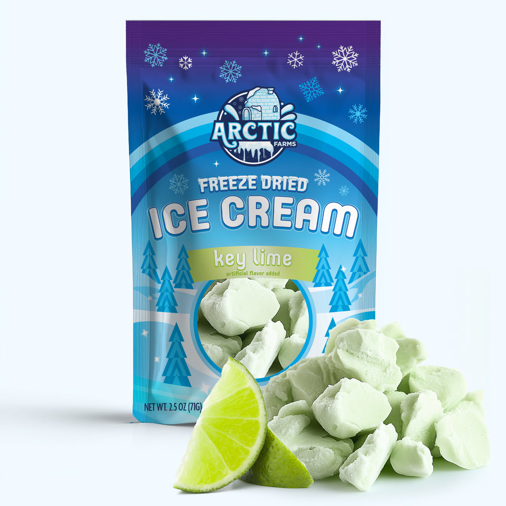 Freeze Dried Key Lime Ice Cream