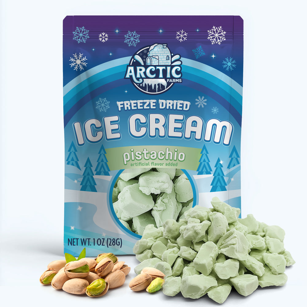 Freeze Dried Pistachio Ice Cream