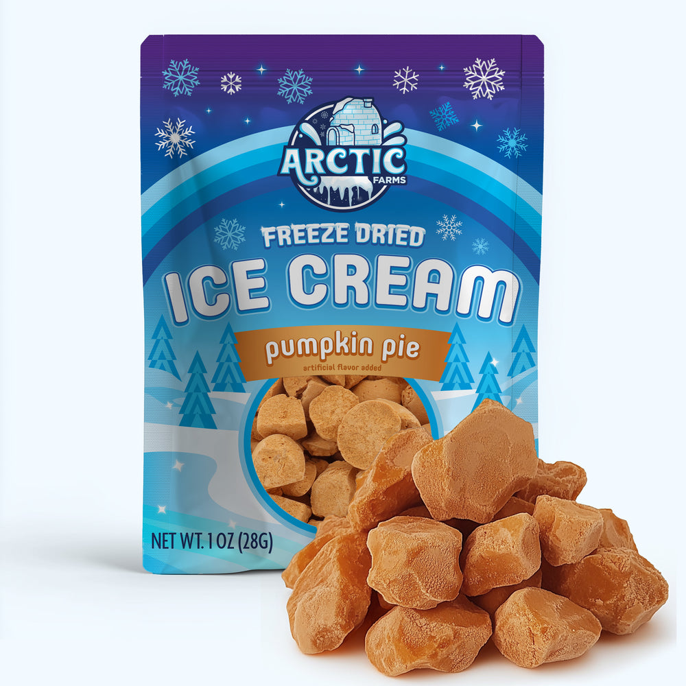 Freeze Dried Pumpkin Pie Ice Cream