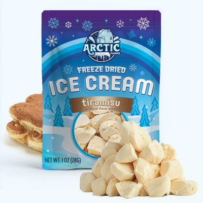 Freeze Dried Tiramisu Ice Cream
