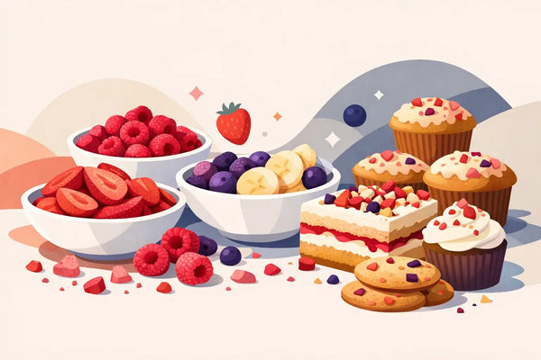 Freeze Dried Fruit for Baking That Really Pops
