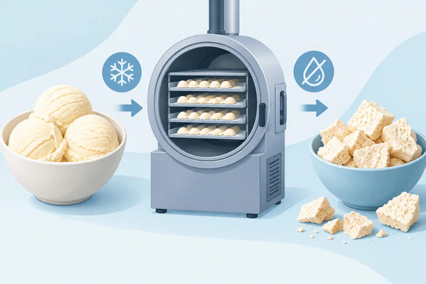 How Is Ice Cream Freeze Dried? The Crunchy Science