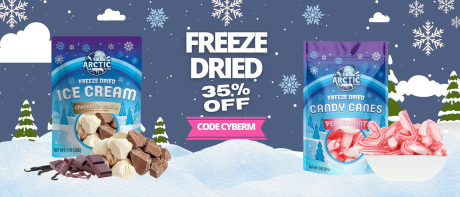 Cyber Monday SALE: 35% OFF Freeze Dried Snacks