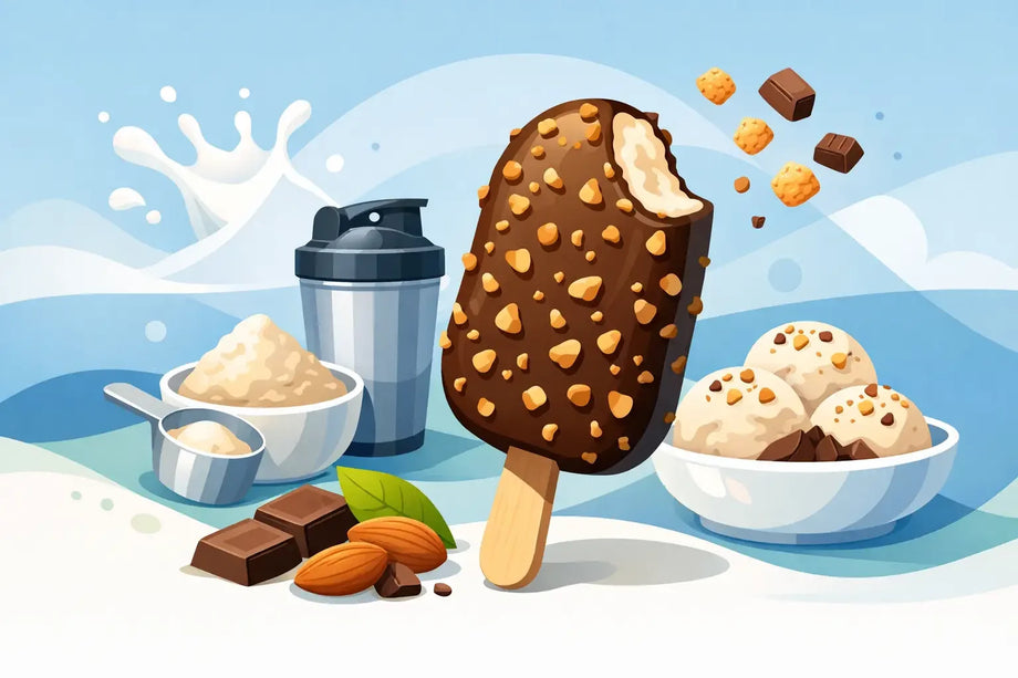 Zero Added Sugar Protein Ice Cream That Crunches