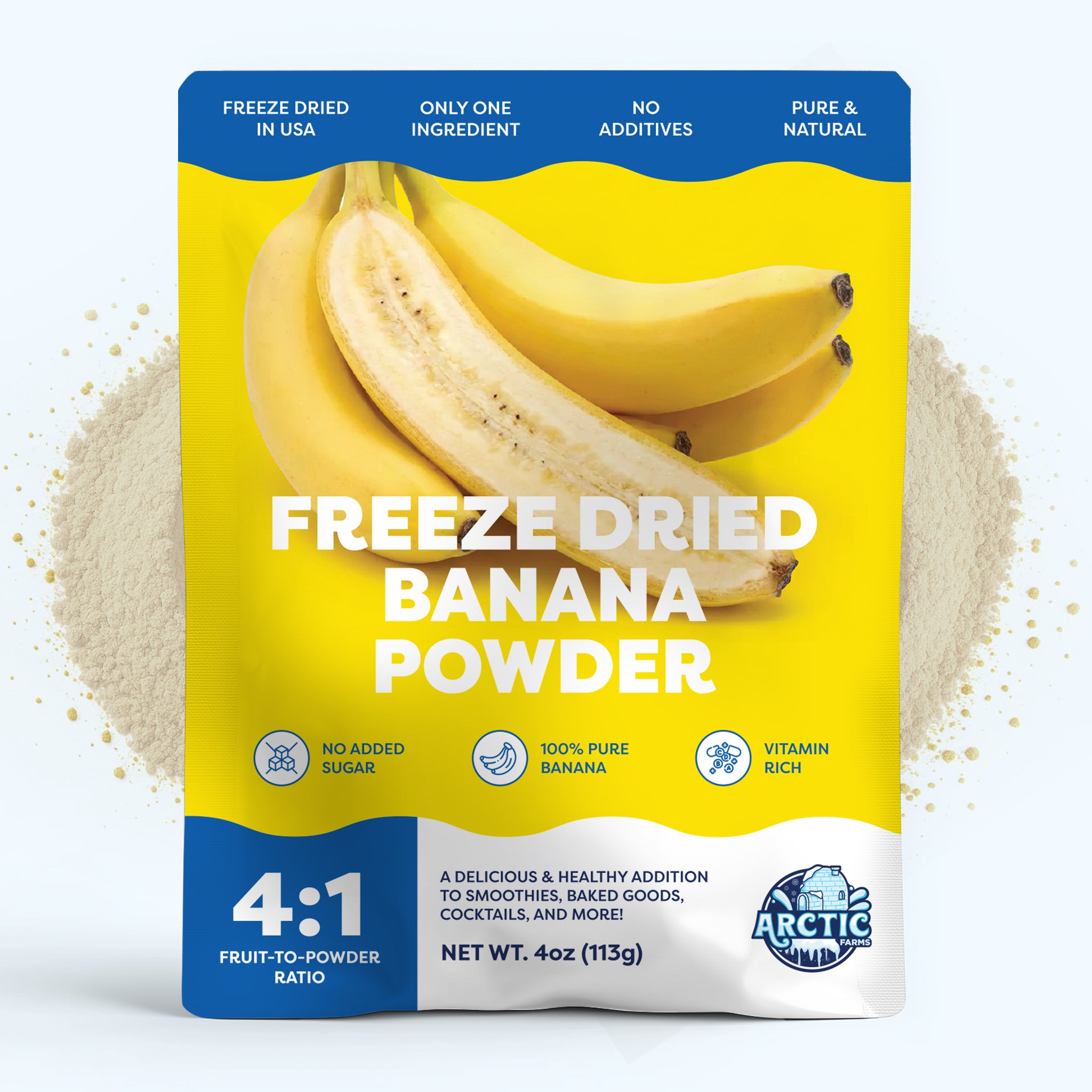 Freeze Dried Banana Powder