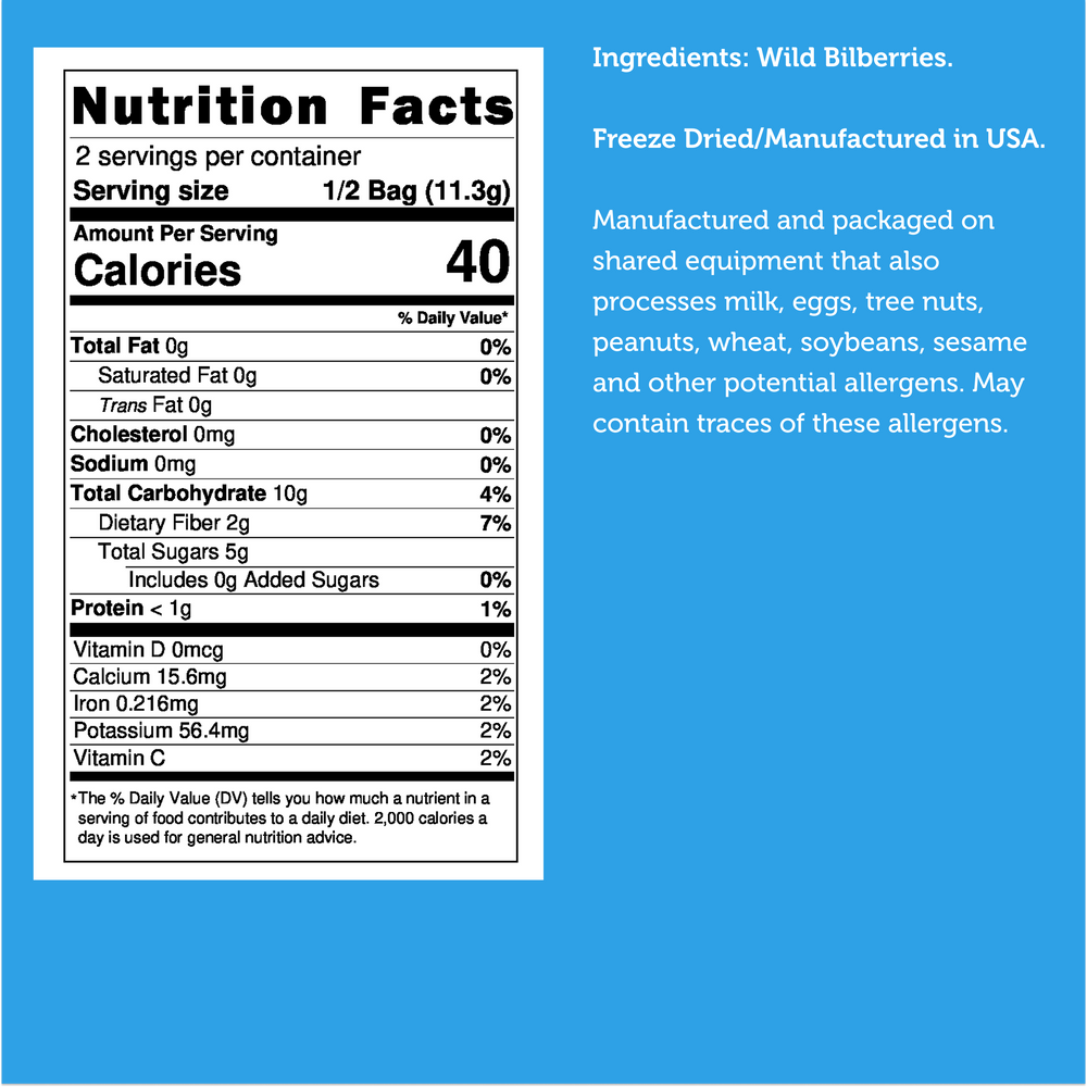 Freeze Dried Wild Bilberries — image 10 of 10