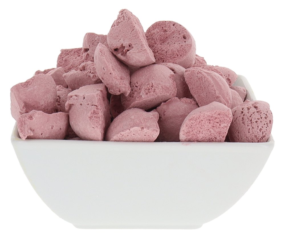 Freeze Dried Blueberry Ice Cream