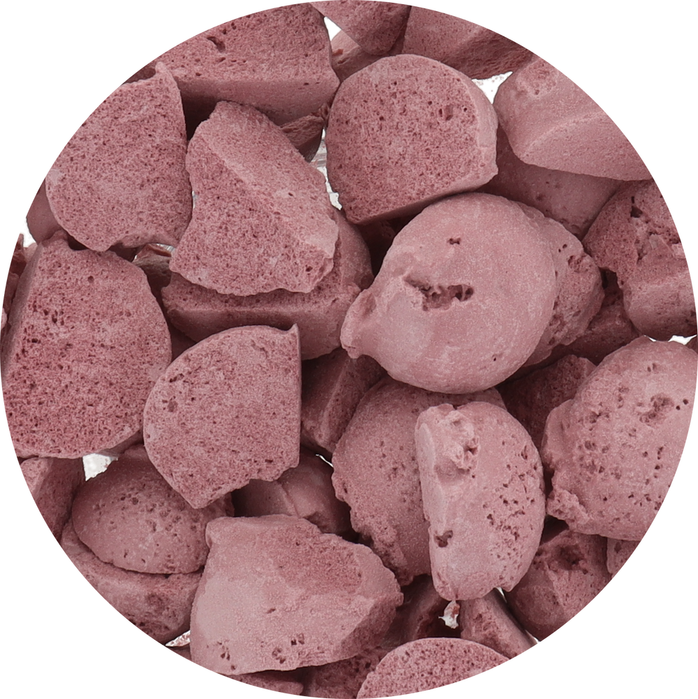 Freeze Dried Blueberry Ice Cream