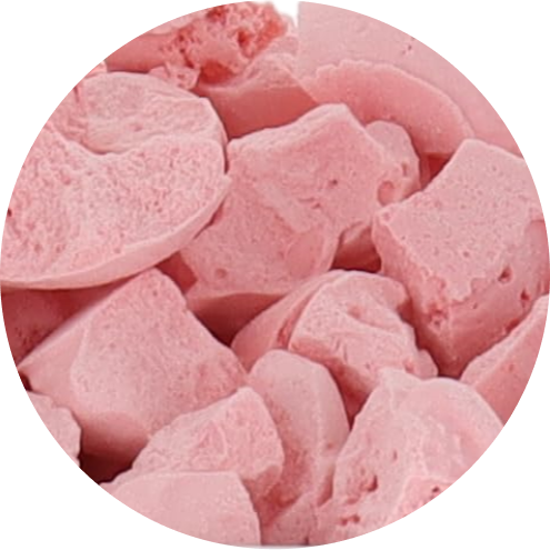 Freeze Dried Bubble Gum Ice Cream