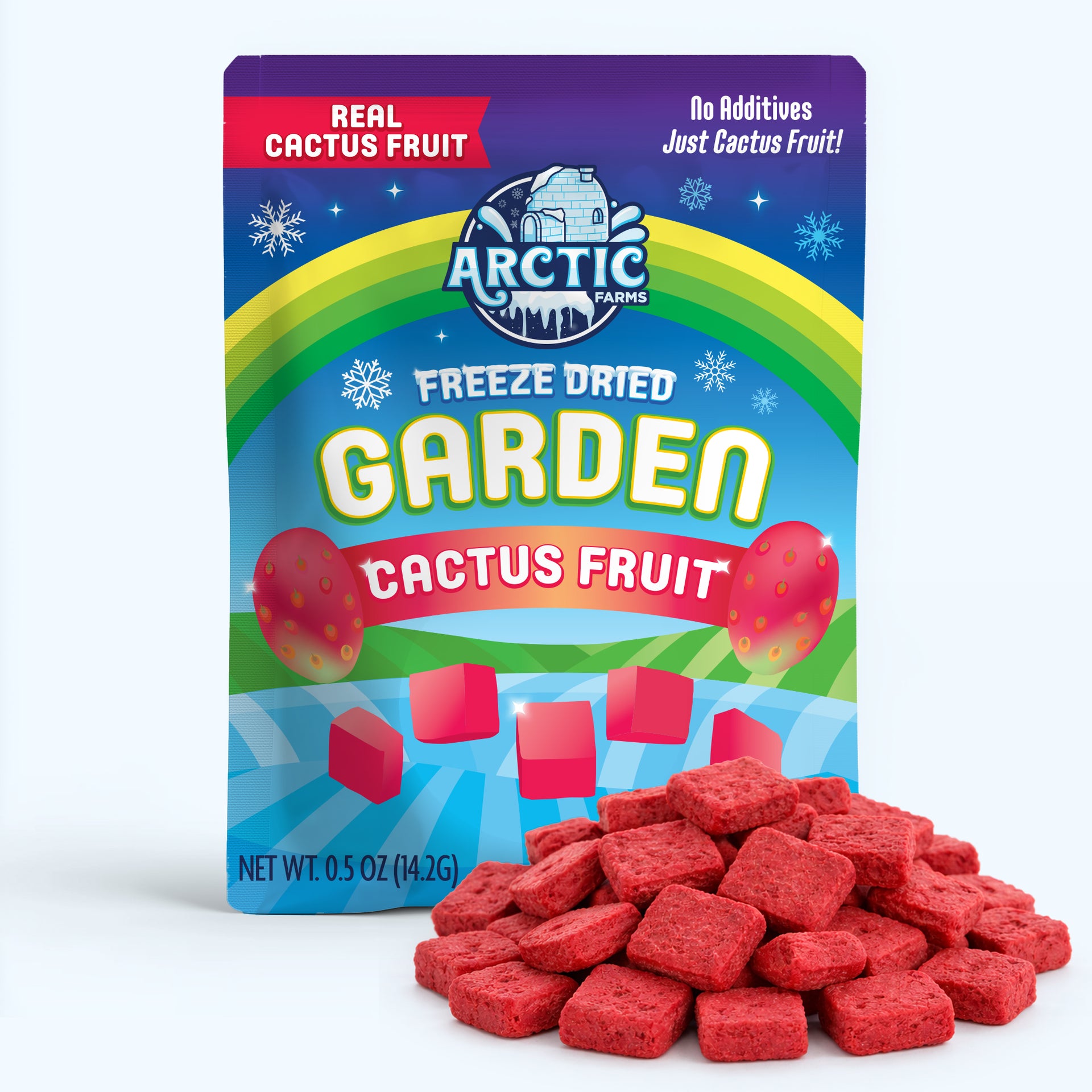 prickly pear gummy cactus candy Freeze Dried Cactus Fruit (Prickly Pear) Small