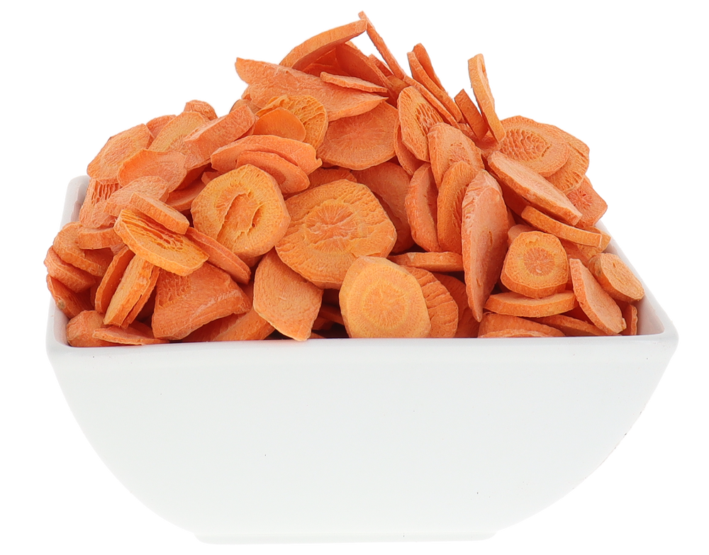 Freeze Dried Carrot Chips Bowl