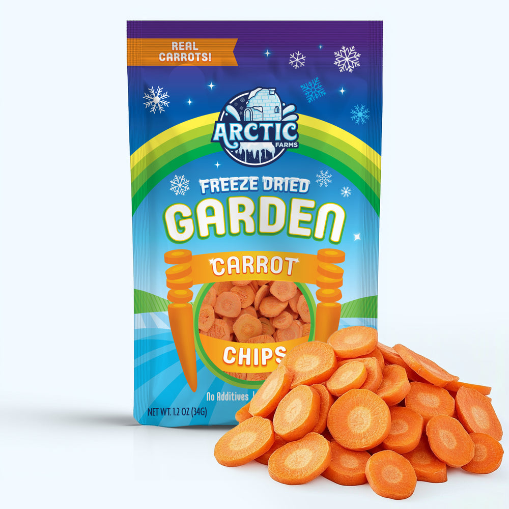 Freeze Dried Carrot Chips