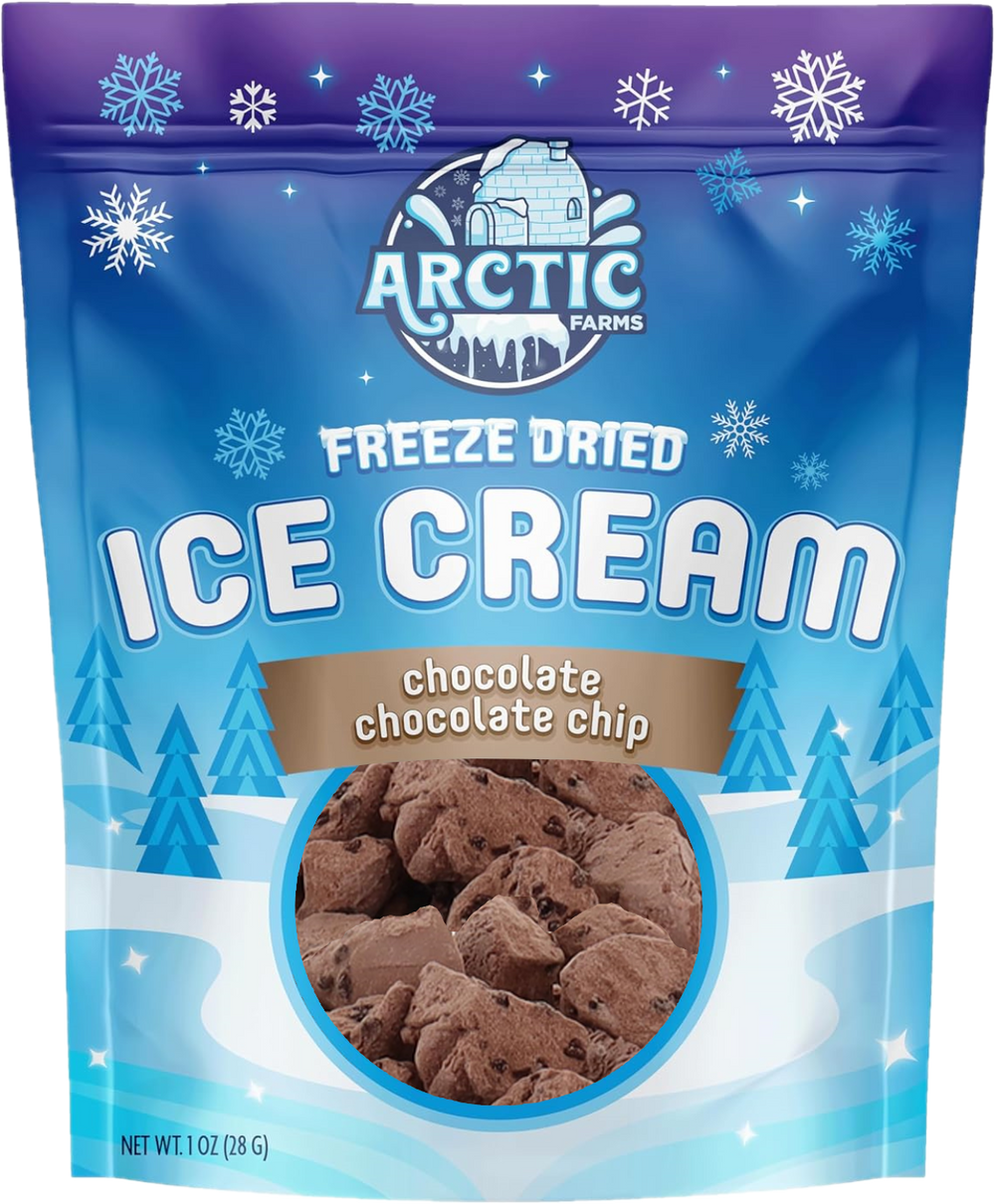 Freeze Dried Ice Cream That Does Not Melt (Bits) Chocolate Chocolate Chip