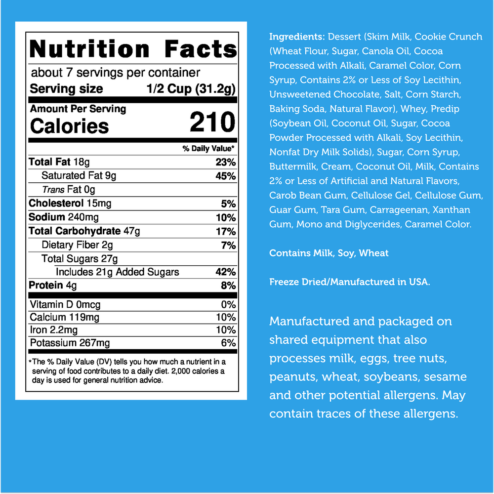 Freeze Dried Cookies & Cream Desert Ice Cream Bar Bites — image 10 of 11