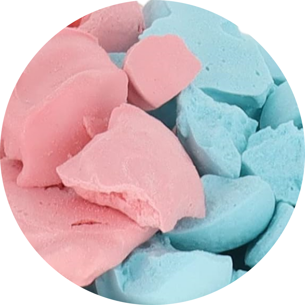 Freeze Dried Cotton Candy Ice Cream