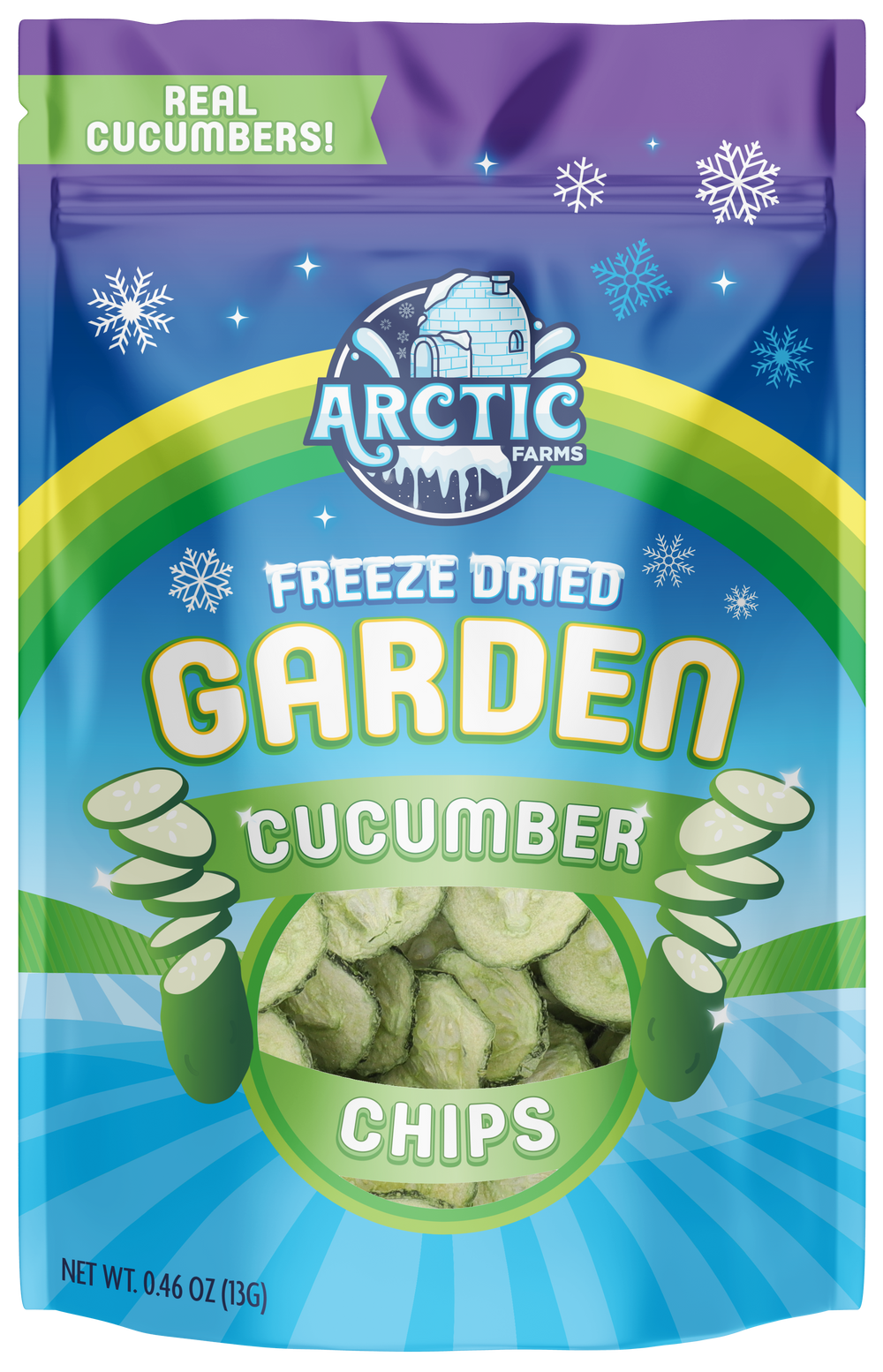 Freeze Dried Cucumber Chips