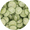 Freeze Dried Cucumber Chips Top view