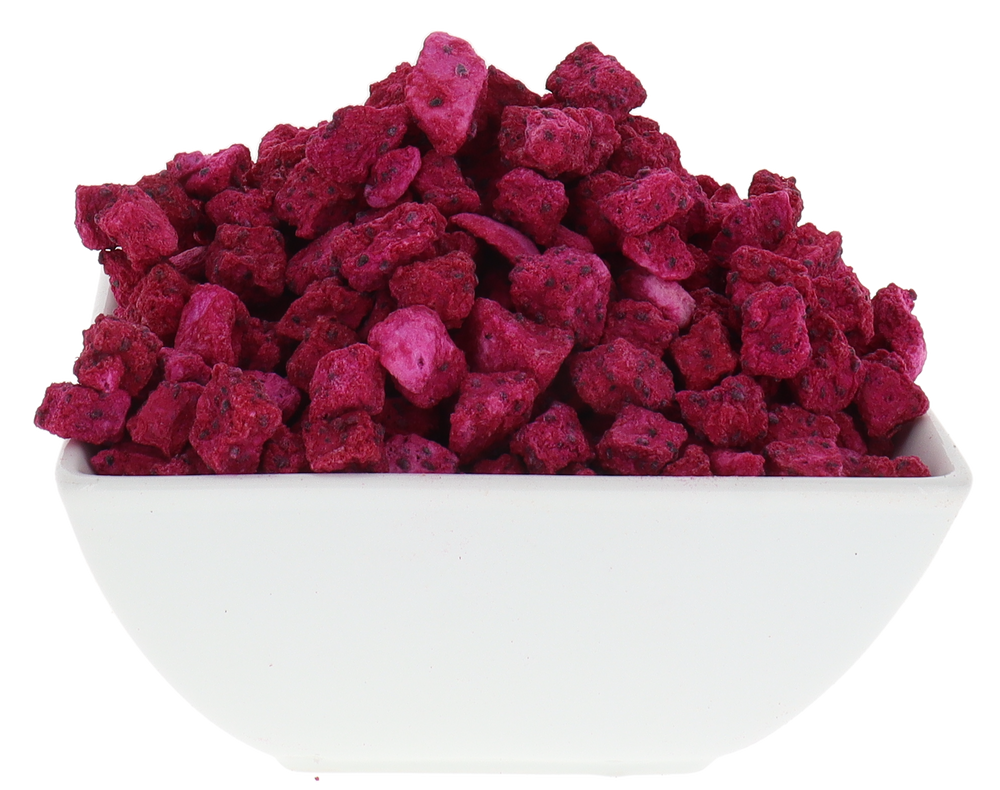 Freeze Dried Dragon Fruit Pieces Bowl