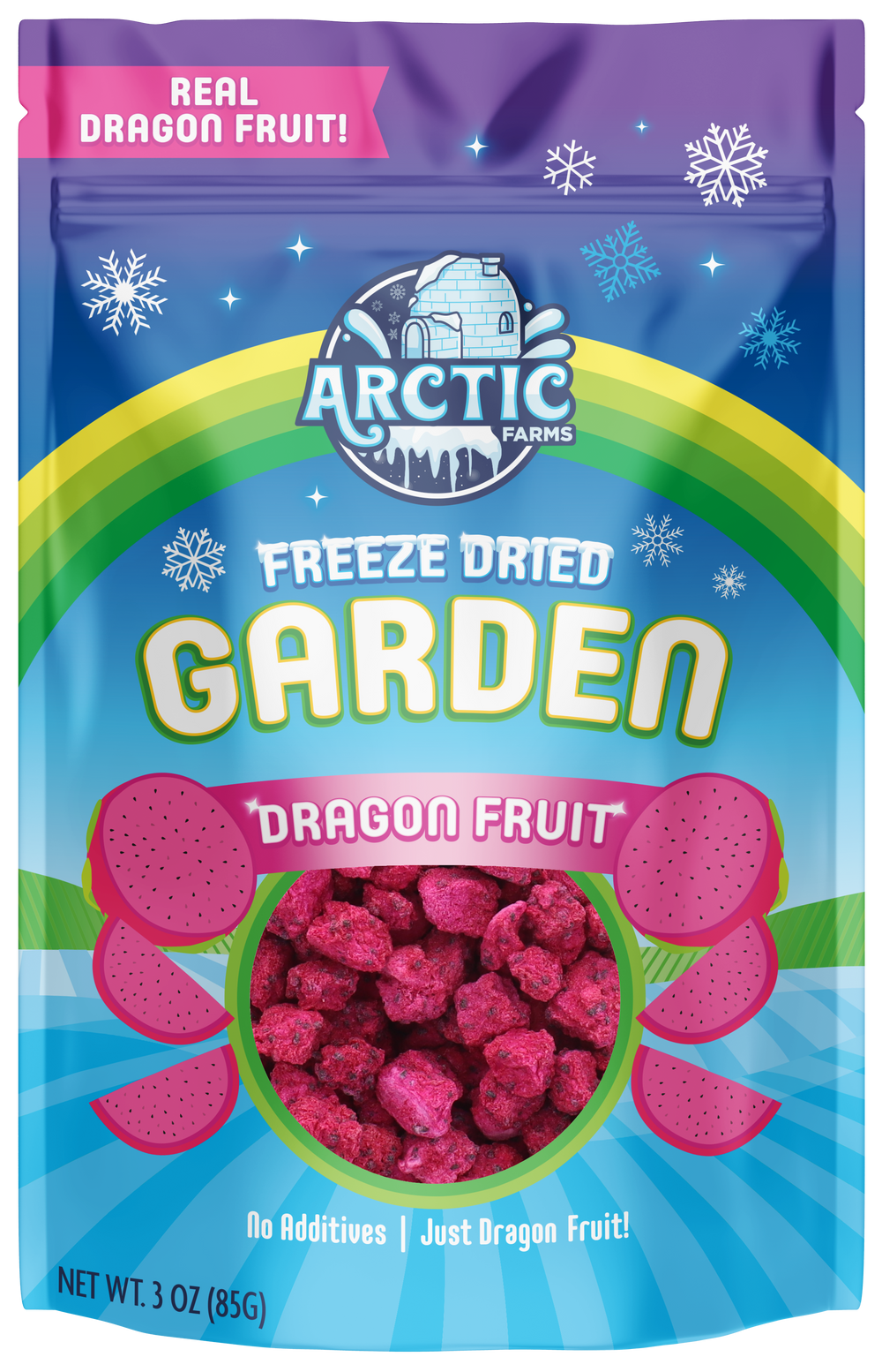 Freeze Dried Organic Dragon Fruit