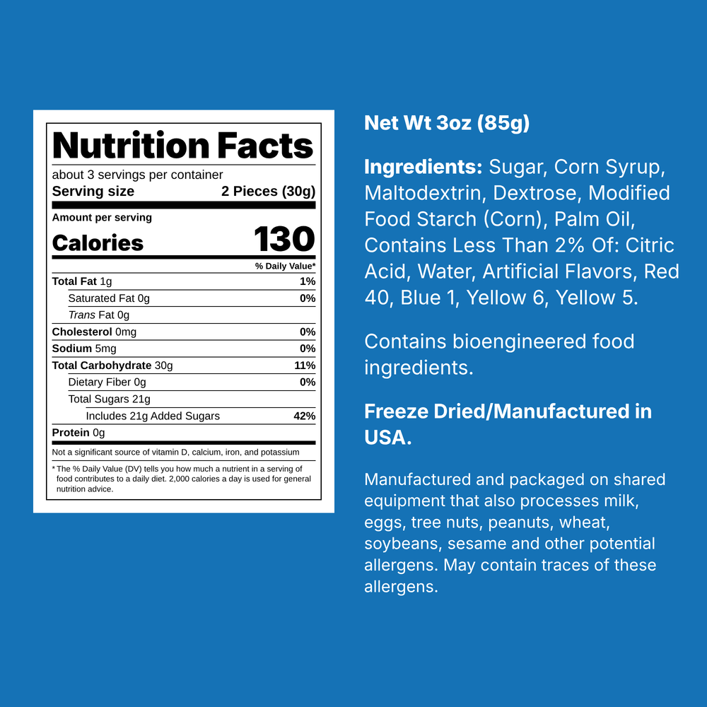Freeze Dried DryHeads Candy