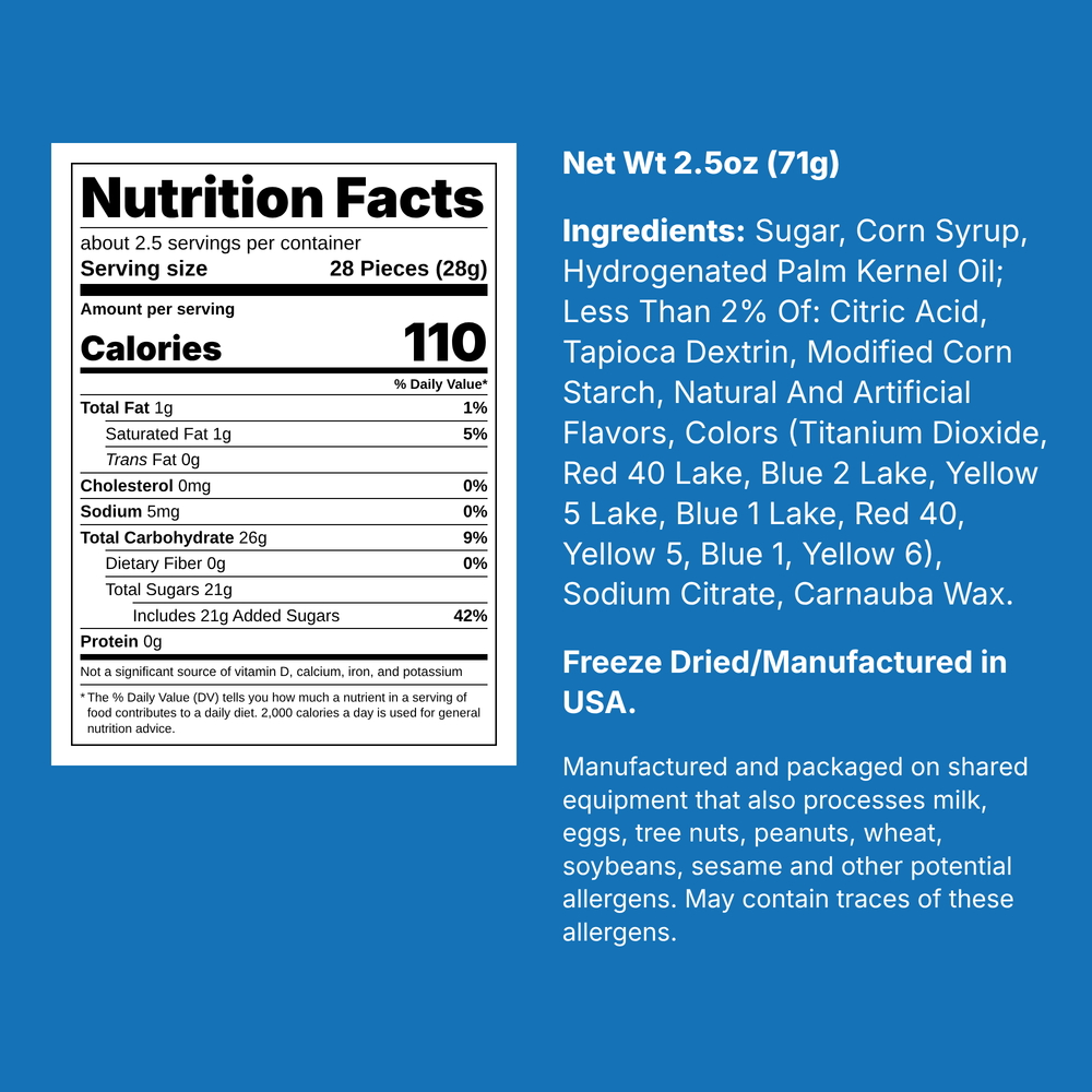 Freeze Dried Space Rocks Candy