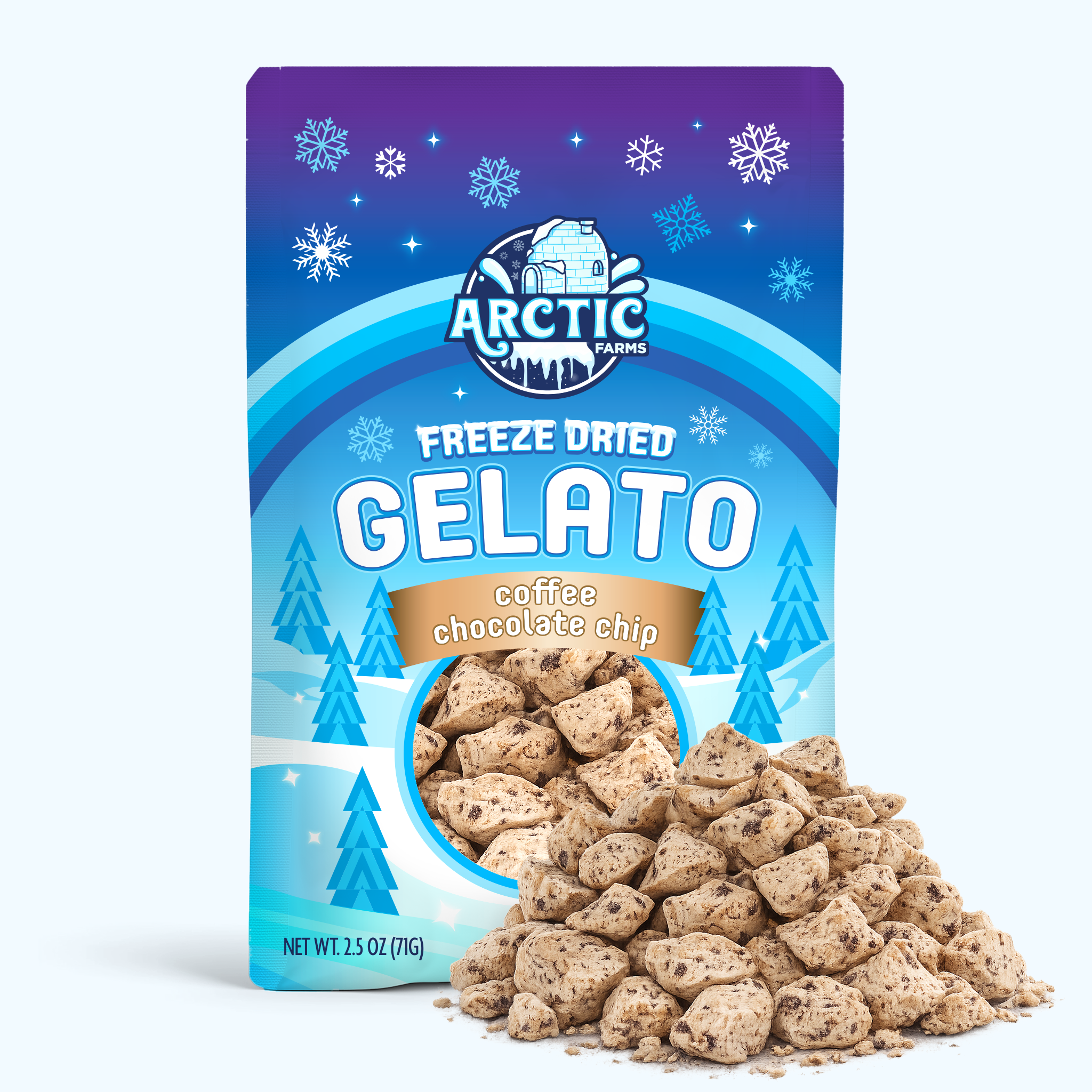 Freeze Dried Gelato - Coffee Chocolate Chip
