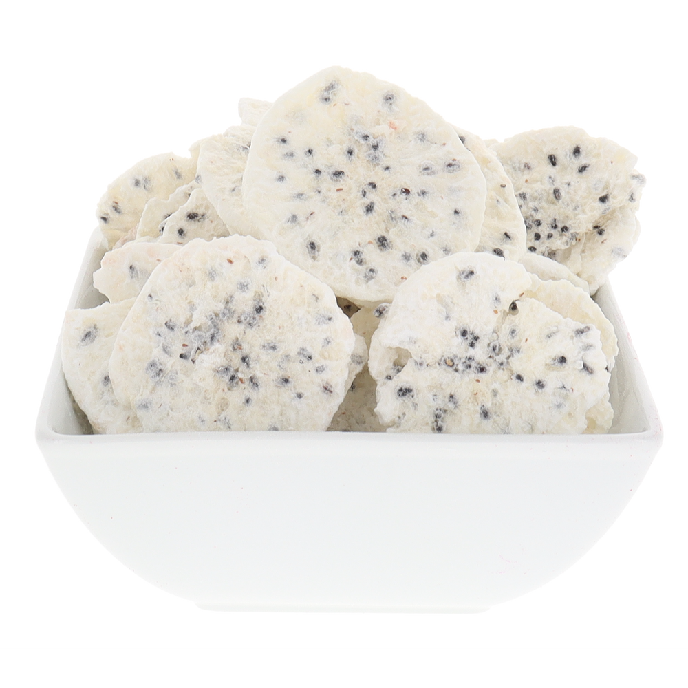Freeze Dried Golden Dragon Fruit Slices — bowl of slices