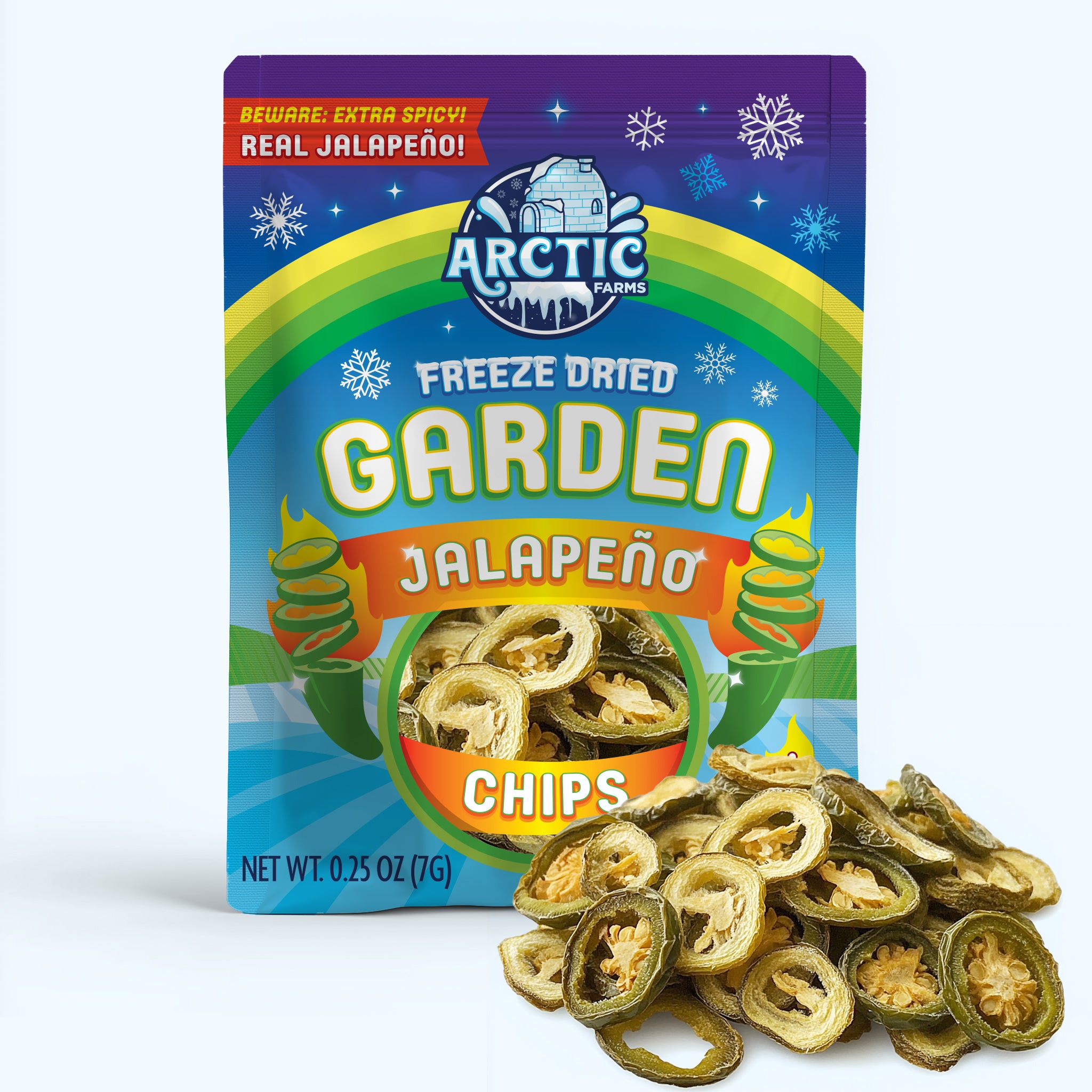 Freeze Dried Jalapeno Chips - Extra Spicy