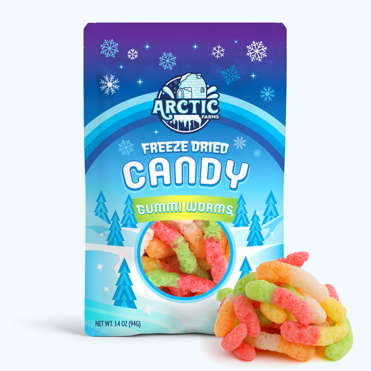 Freeze Dried Gummy Worms