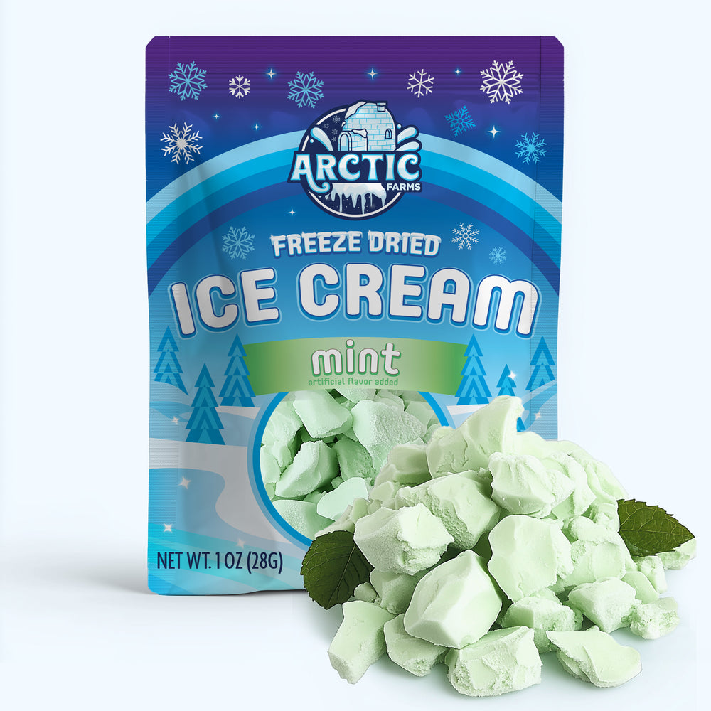 Freeze Dried Ice Cream That Does Not Melt (Bits) Mint