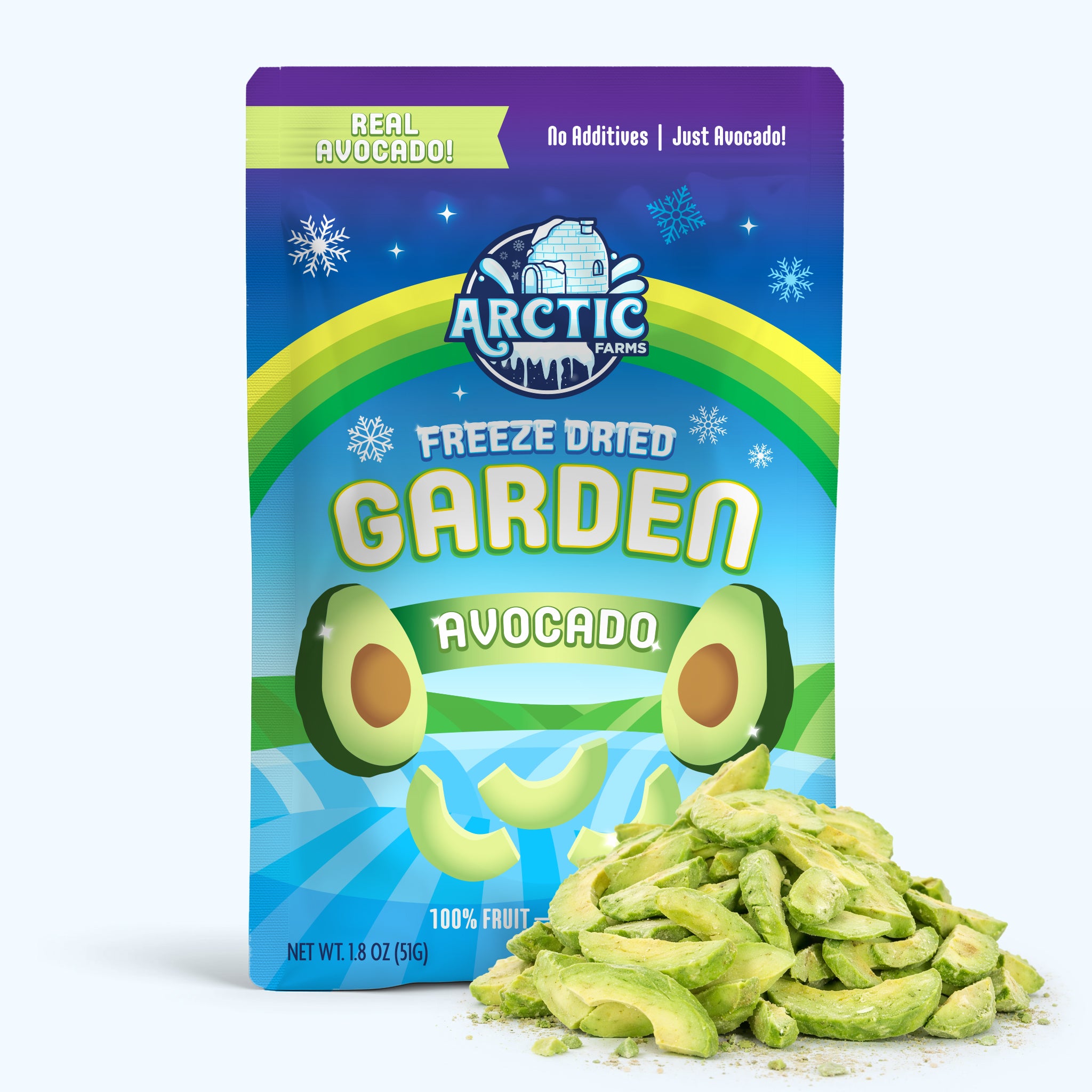 Freeze Dried Avocado Slices