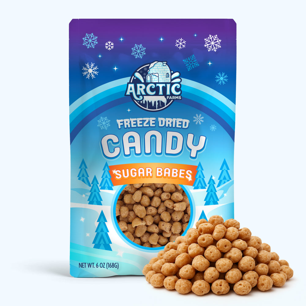 Freeze Dried Sugar Caramel Babes Candy