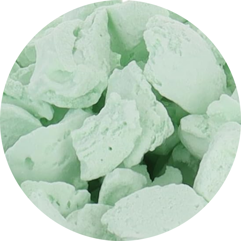 Freeze Dried Mint Ice Cream