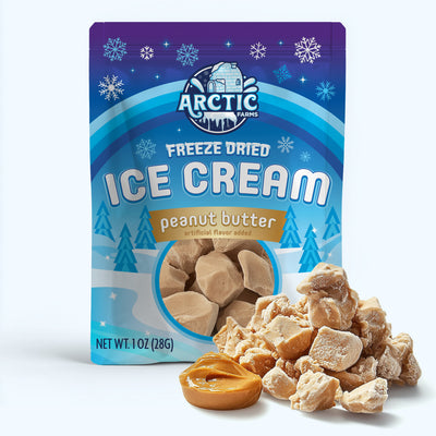 Freeze Dried Peanut Butter Ice Cream