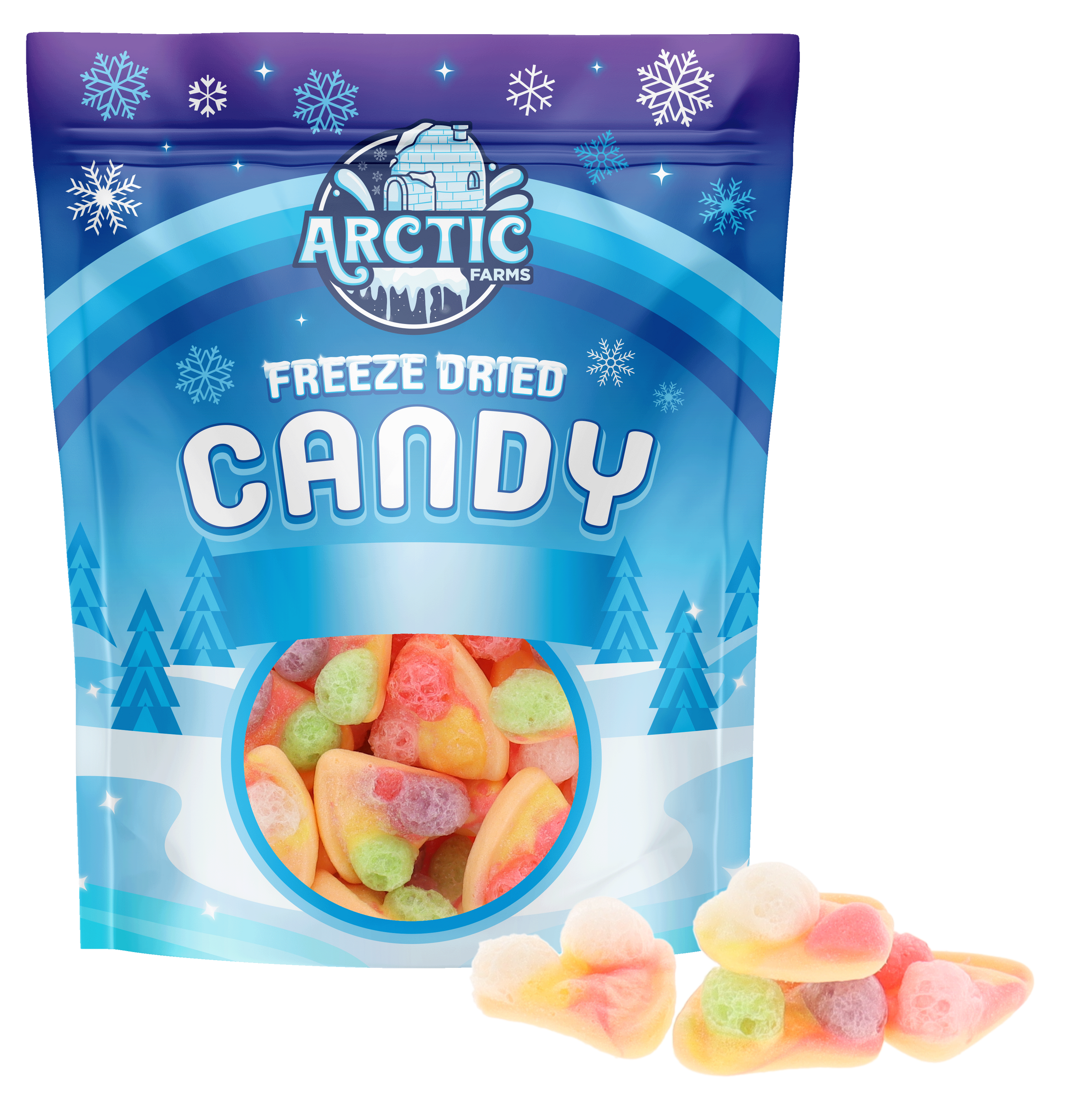 Freeze Dried Gummy Pizza Slices