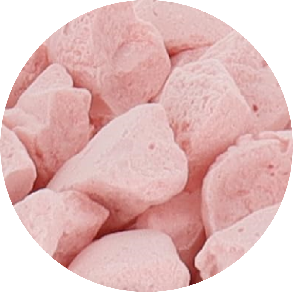 Freeze Dried Red Raspberry Ice Cream