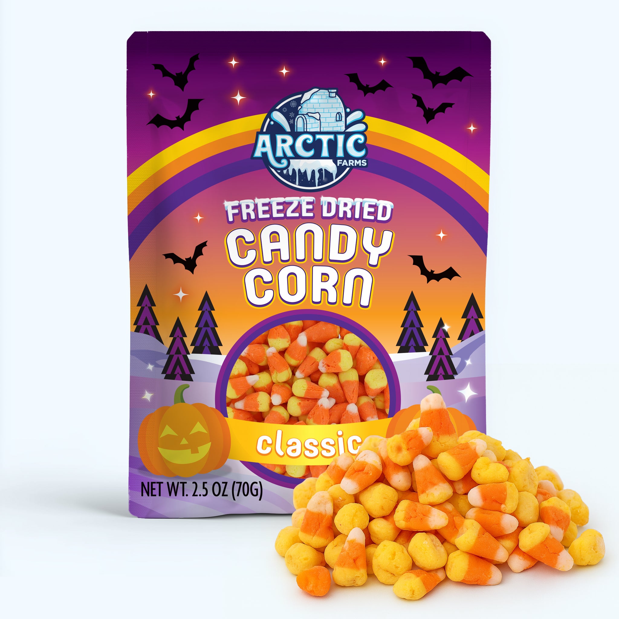 Freeze Dried Candy Corn Halloween Edition