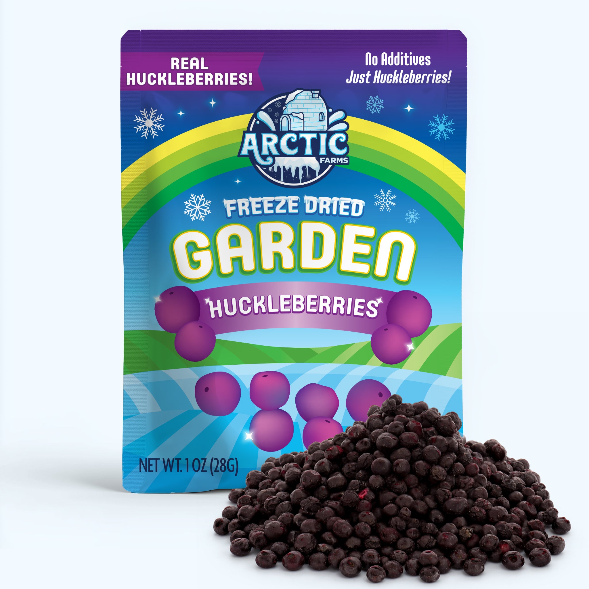 Freeze Dried Wild Blue Huckleberries