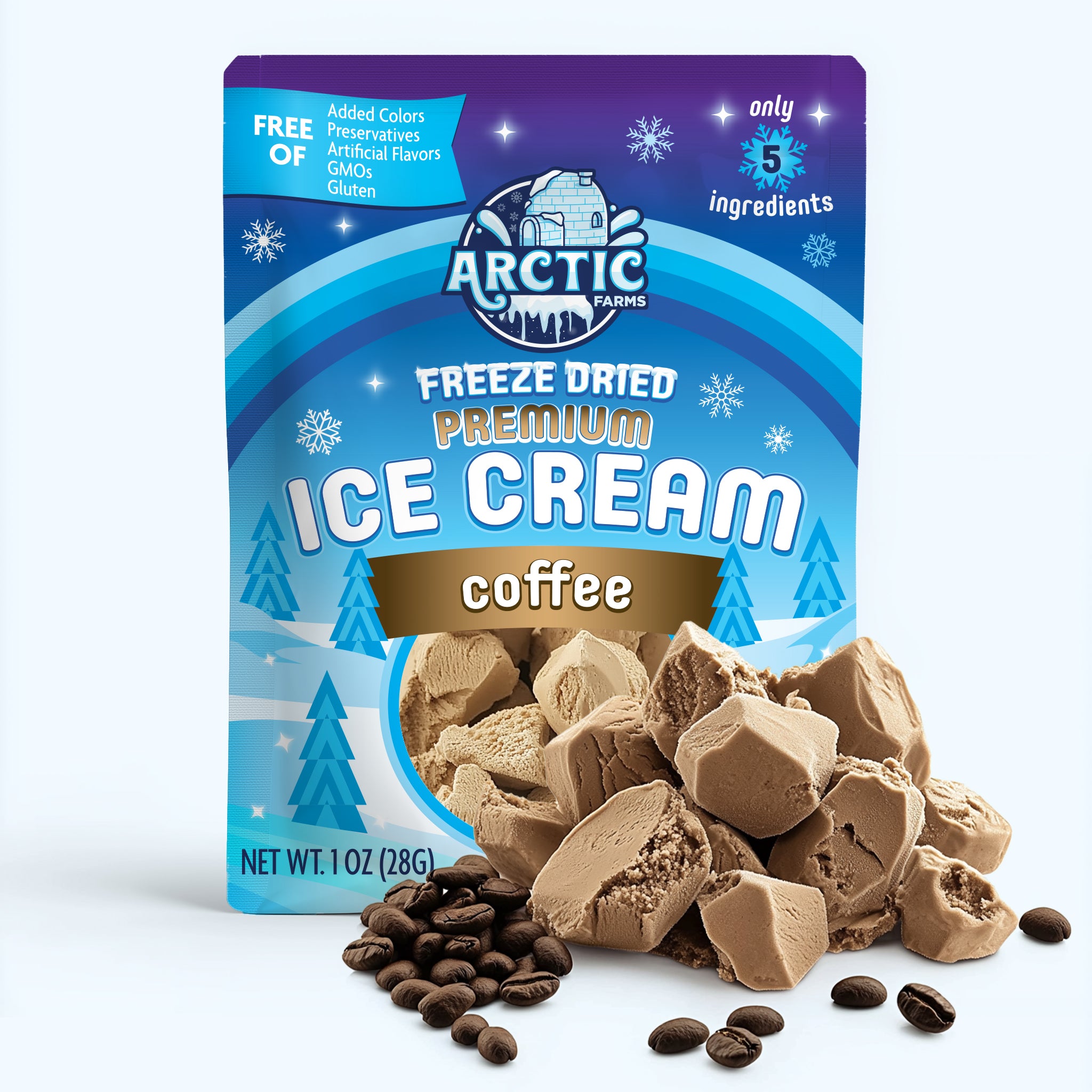 PREMIUM Freeze Dried Ice Cream * Only 5 Ingredients * Coffee