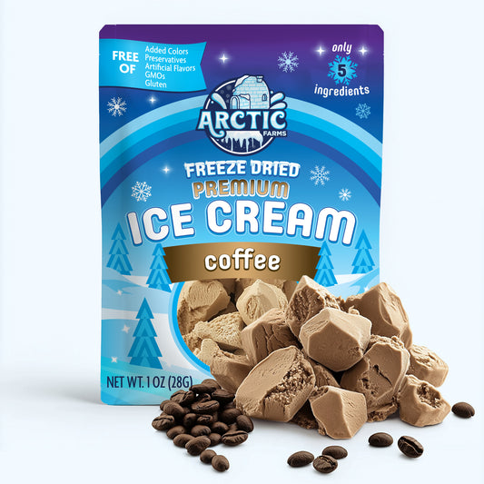 PREMIUM Freeze Dried Ice Cream * Only 5 Ingredients * Coffee