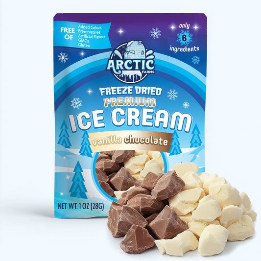 PREMIUM Freeze Dried Ice Cream * Only 5 Ingredients * Vanilla Chocolate