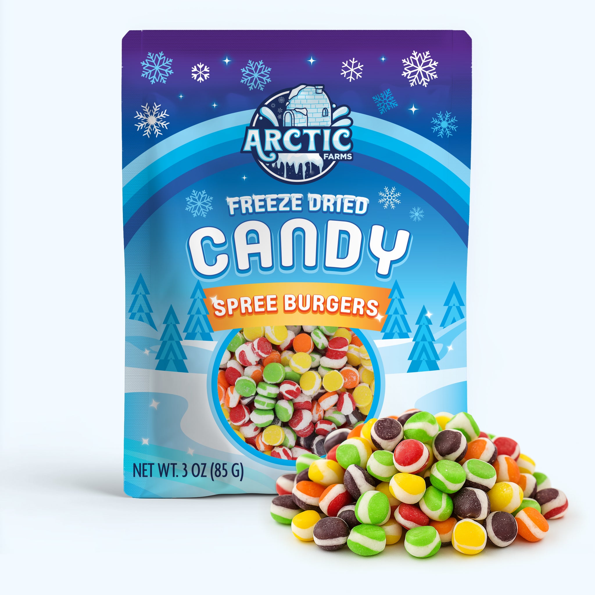 Freeze Dried Spree Burgers Candy