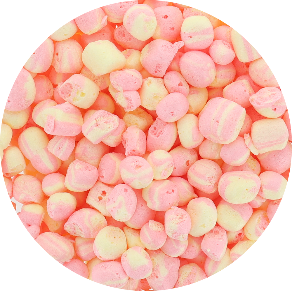 Freeze Dried Candy Salt Water Taffy (Strawberry Banana)